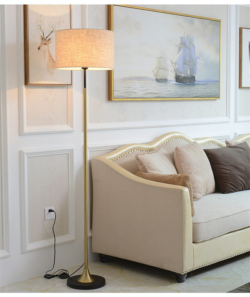 Lampadaire Minimaliste Simple │ Éclairage Moderne pour Salon