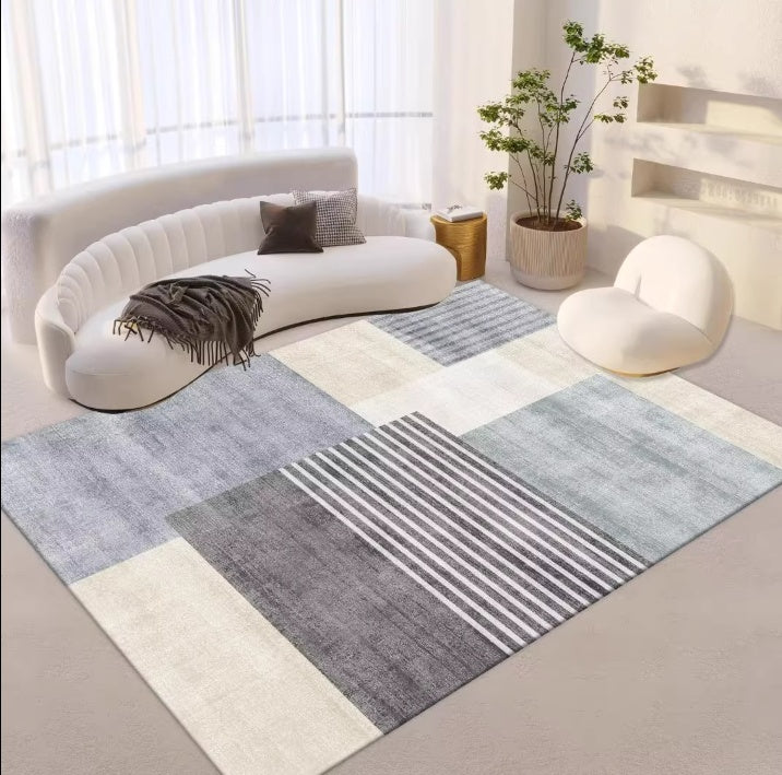 Tapis de Salon Antidérapant │ Style et Sécurité élégante pour un Intérieur Confortable