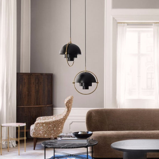 Lustre Demi-Cercle pour Chambre et Salle à Manger │ Élégance Moderne