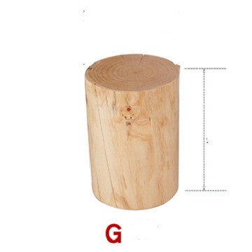 Tabouret Rond en Pin Style Nordique | Naturel et Authentique