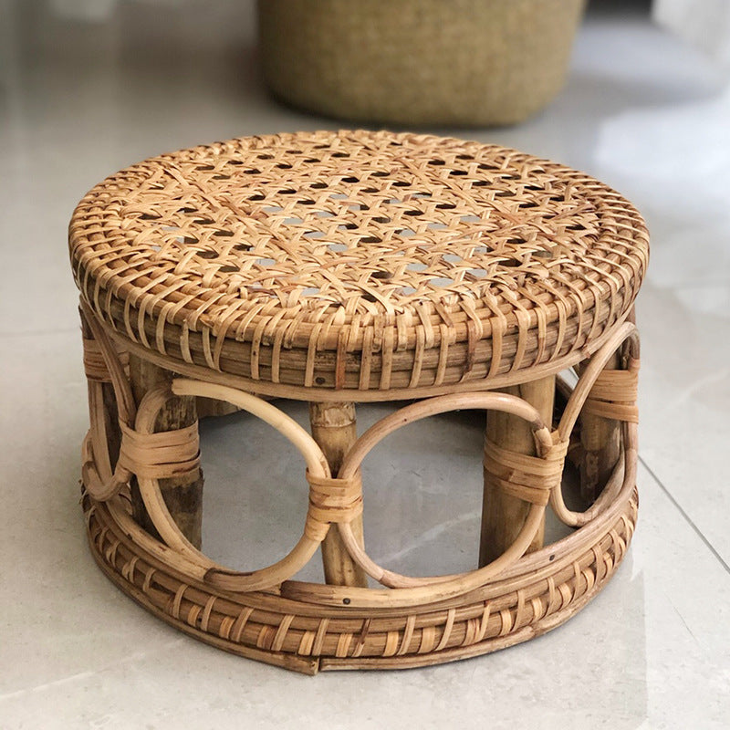 Tabouret en Bambou Rétro │ Fonctionnel et Esthétique pour Tout Espace